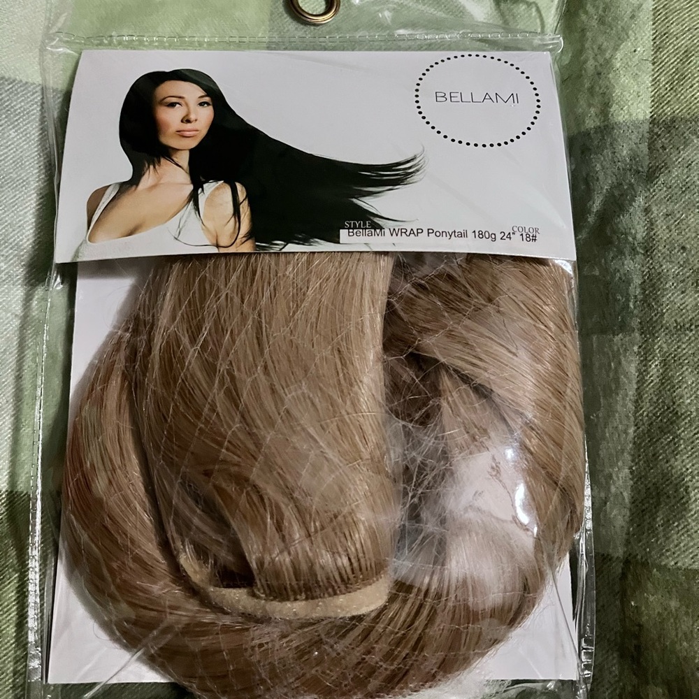 Bellami Wrap Ponytail 24” dirty blonde synthetic
